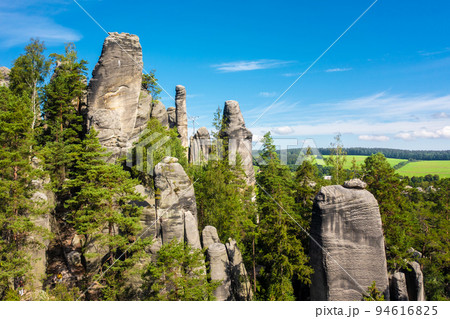 Rock city in the Adrspach Rocks, part of the Adrspach-Teplice Landscape Park in the Czech Republic 94616825