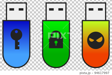 電子データを記録するUSBメモリのサンプルイラスト 94617997