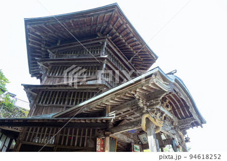 飯盛山のさざえ堂 会津若松市 飯盛山のさざえ堂 会津若松市 94618252