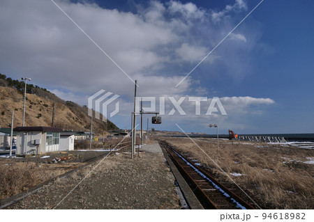 日高本線 清畠駅 ホーム2 2021年2月 94618982