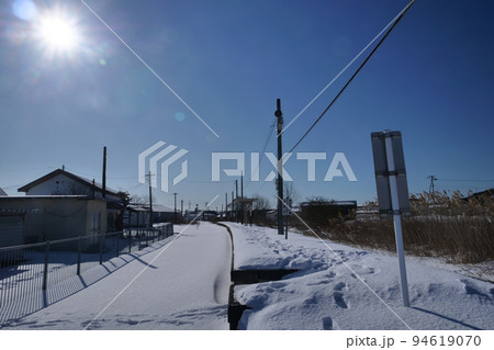 日高本線 本桐駅 ホーム1 2021年2月 94619070