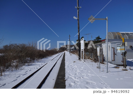 日高本線 日高幌別駅 ホーム1 2021年2月 94619092