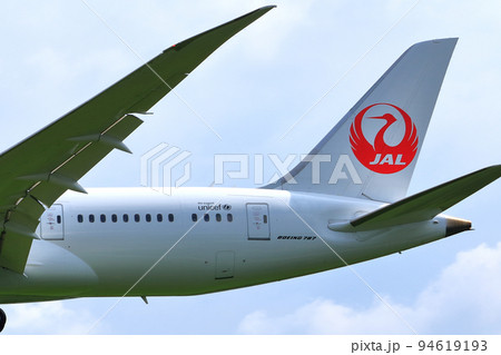 大阪国際空港 JAL 飛行機 着陸態勢 千里川尻 大阪国際空港 JAL 飛行機 着陸態勢 千里川尻 94619193