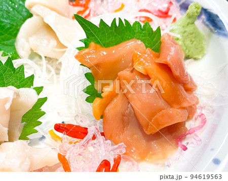 新鮮な赤貝の刺身 新鮮な赤貝の刺身 94619563