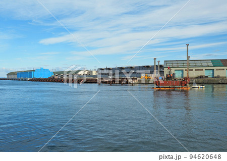 小樽港第3号ふ頭の工事 94620648