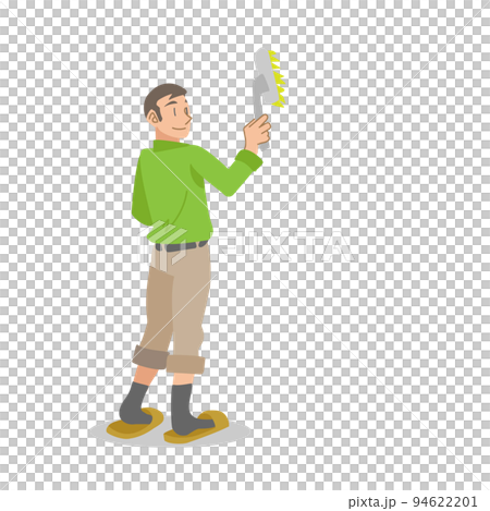A man cleaning with a handy mop 94622201
