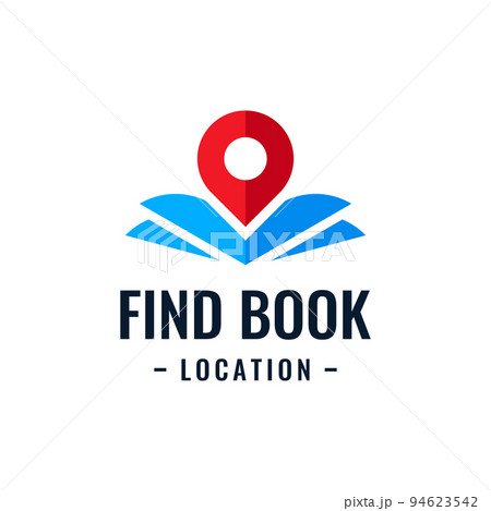 Book point logo design template. Education icon...のイラスト素材 [94623542 ...