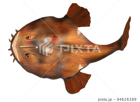 冬の鍋に美味しい魚アンコウのイラスト 冬の鍋に美味しい魚アンコウのイラスト 94626389