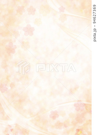 桜のイメージ背景　はがきテンプレート 94627369