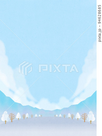 背景素材 野外イベント アウトドア 雪山 94628685