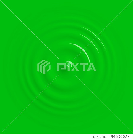 Green paint drop falling on surface background 94630023