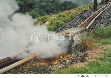 鹿児島の温泉の噴出口#8 鹿児島の温泉の噴出口#8 94632876