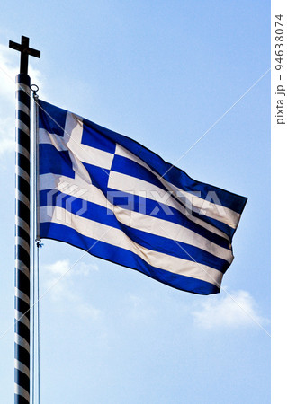 Greek cross flag 94638074