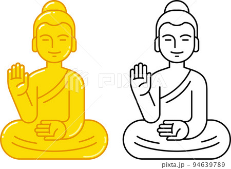 Buddha statue icon Buddha statue icon 94639789