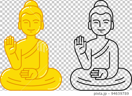 Buddha statue icon Buddha statue icon 94639789