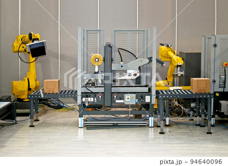 Robots at work Robots at work 94640096