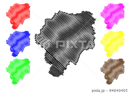 Bistrita-Nasaud County (Administrative divisions of Romania, Nord-Vest development region) map vector illustration, scribble sketch Bistrita-Nasaud map Bistrita-Nasaud County (Administrative divisions of Romania, Nord-Vest development region) map vector illustration, scribble sketch Bistrita-Nasaud map 94640405