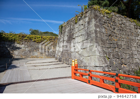 鶴ヶ城 廊下橋 会津若松市 鶴ヶ城 廊下橋 会津若松市 94642758