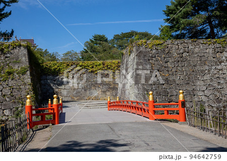 鶴ヶ城　廊下橋　会津若松市 94642759