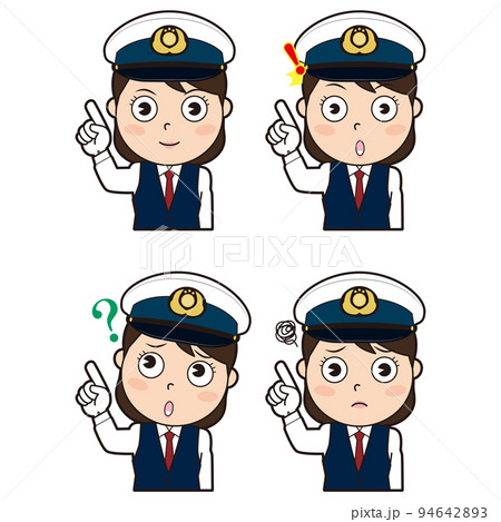女性タクシー乗務員① 女性タクシー乗務員① 94642893