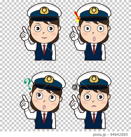 女性タクシー乗務員① 女性タクシー乗務員① 94642893
