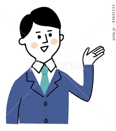 案内するビジネスマン 案内するビジネスマン 94645534