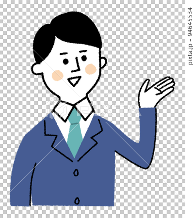 案内するビジネスマン 案内するビジネスマン 94645534