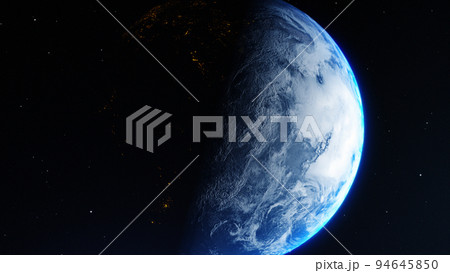 Earth From Space, Abstract Background 3d Rendering 94645850
