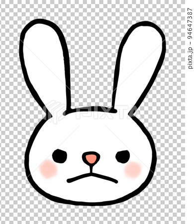 Mad rabbit Stock Illustration