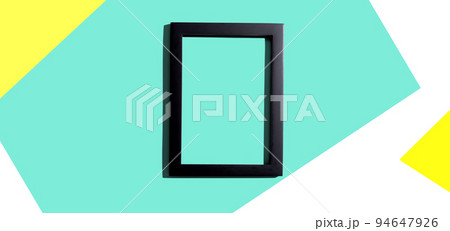 Blank rectangle picture frame 94647926