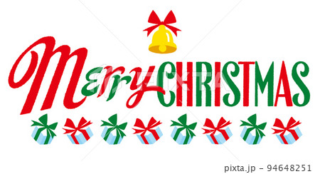 メリークリスマス　オシャレなロゴ文字 94648251