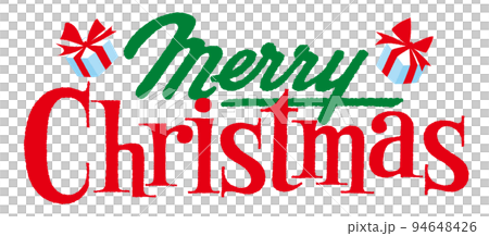 Merry Christmas fashionable logo letter Merry Christmas fashionable logo letter 94648426