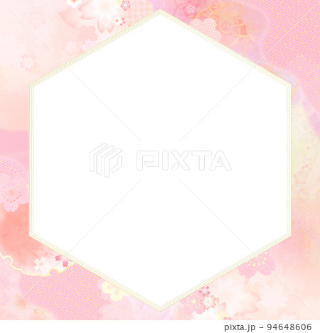 華やかな桜のフレーム 94648606