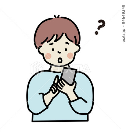 スマートフォンを使う若い男性 94649249