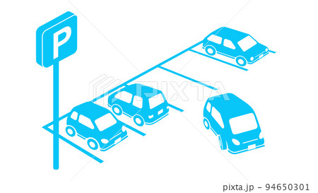駐車場のイラスト 94650301