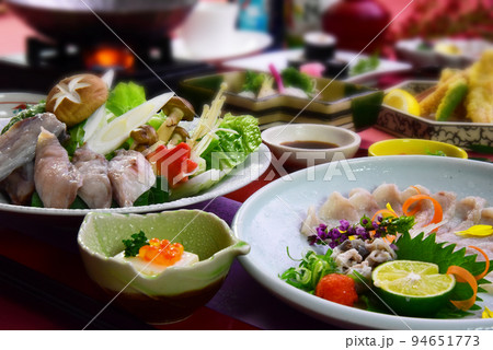 冬の味覚　ふぐのコース料理 94651773