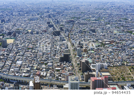 大阪　あべのハルカス展望台から見た景色 94654435