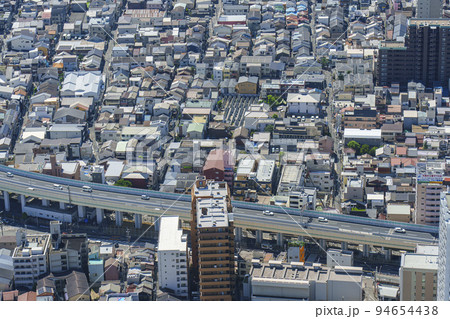 大阪　あべのハルカス展望台から見た景色 94654438