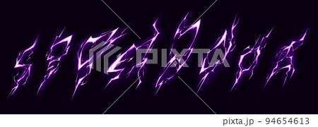 Lightning bolt hit into ground, vfx effect, strike Lightning bolt hit into ground, vfx effect, strike 94654613