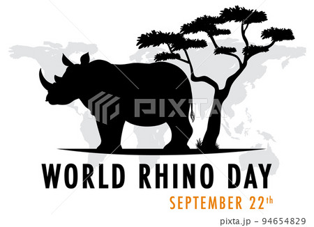 World Rhino Day September 22 Banner 94654829