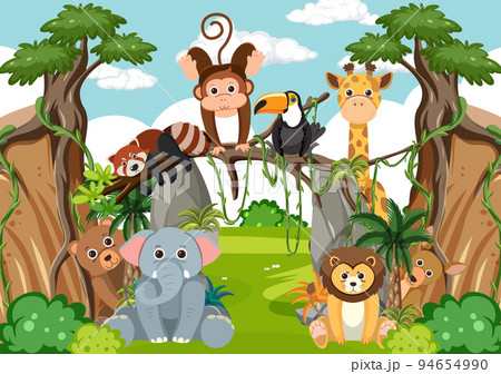 Wild animals in the forest Wild animals in the forest 94654990