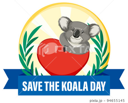 Save the koala day banner design Save the koala day banner design 94655145