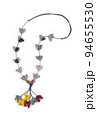 women necklace made of colorful cotton cloth 94655530