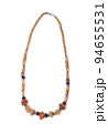 women necklace made of colored stone and bead 94655531