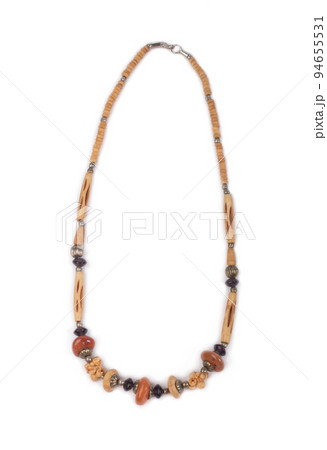 women necklace made of colored stone and bead women necklace made of colored stone and bead 94655531