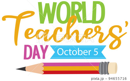 World Teacher's Day Logo Banner Design World Teacher's Day Logo Banner Design 94655716