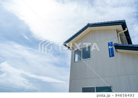 菖蒲田海水浴場パトロールセンター 津波浸水深 ここまで 菖蒲田海水浴場パトロールセンター 津波浸水深 ここまで 94656493