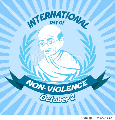 International day of non violence poster International day of non violence poster 94657332
