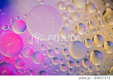 Multicolored abstract background picture made with oil, water and soap Multicolored abstract background picture made with oil, water and soap 94657573