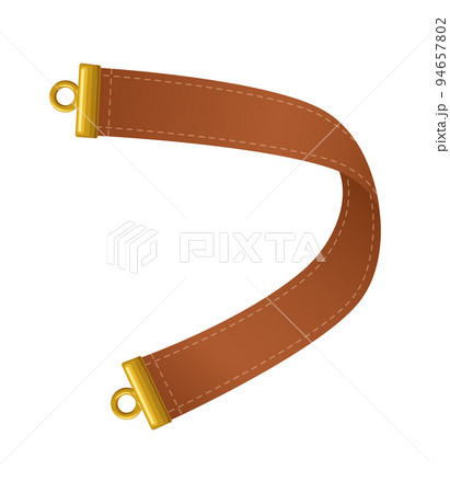 Realistic Leather Strap 94657802
